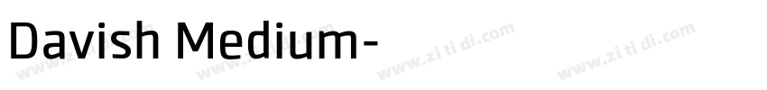 Davish Medium字体转换